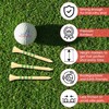 Putt Pursuit 7cm/ 70 mm Golf Tees (25 Pack) -
