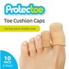 Protectoe Toe Cushion Cap, Toe Protectors - Pack of 10