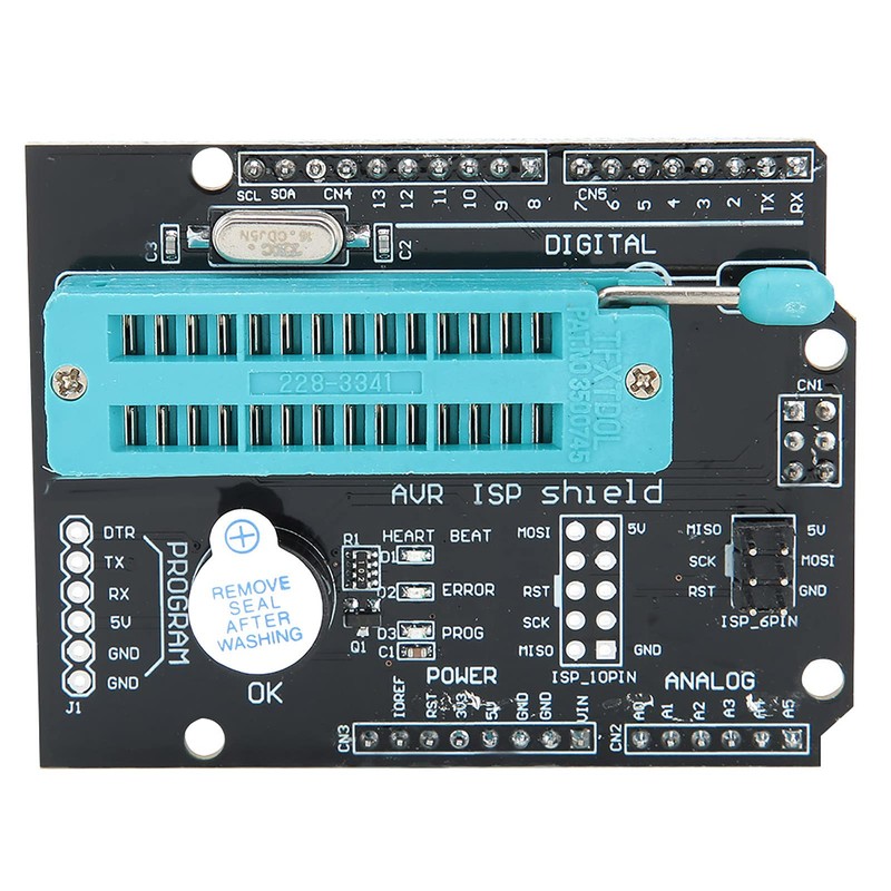 Programmer Expansion Board for AVR ISP Shield Burning and Bootloader
