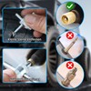 Notoke 3 Pieces Tyre Valve Tool, 4-in-1 Valve Core Tool,