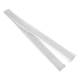 CALLARON Women's Sequin Scarf Necklace Sparkly Scarves for Women Sequin Necktie Tie Thin Sequin Tie Neckerchief Glitter Long Party Tie Party Evening Tie Glitter Long Scarf Cloth Silver