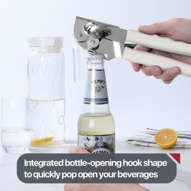 Commercial Can Opener, UHIYEE Hand Crank Can Opener Manual Heavy