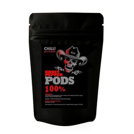 Dried Chilli Ghost Pepper Naga Jolokia Pods Extreme Heat (50, Grams)