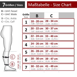 RIEMTEX Compression Stockings Class 2 CCL2 Premium for Men Open Lace with Lycra and Cotton Thrombosis Stockings for Men in Black, black