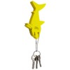 Liangery Floating Keychain for Boat Keys Marine Fishing Float Key Chain in Shark Style Floating Key Ring with Great Buoyance, Yellow, Medium