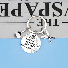 Chef Gifts for Men Women Cooking Accessories Baking Keychain Cooking Gift for Men Cool Gifts for a Chef Unique Baking Stuff for Baker Birthday Gift for Chef Lovers