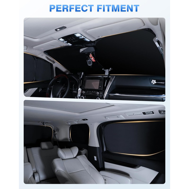 Canvcle Windshield Sun Shade for 2022-2025 2026 Nissan Frontier Accessories