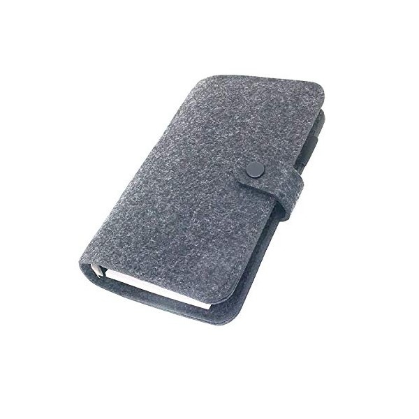A6 Felt Binder, Black