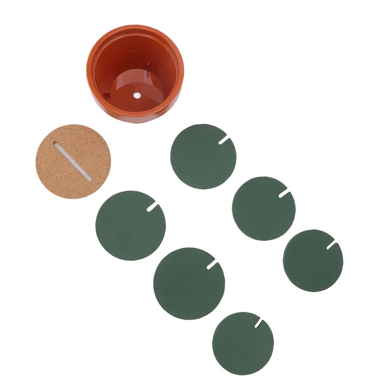7 Pcs Cactus Coaster Set Cute Funny Green Cactus Coaster