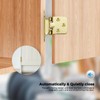 50 Pack (25 Pairs) 1/2 Inch Overlay Kitchen Cabinet Hinges,