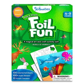 Skillmatics Foil Fun - Art & Craft Activity, Mess Free Art, DIY Creative Kit for Kids Ages 4 and up:_Animals