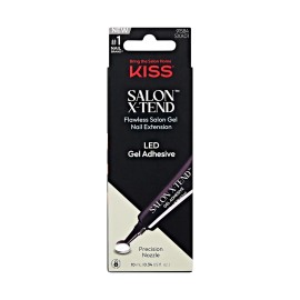 Kiss Led Soft Gel Adhesive 10Ml Salon Quality Nail Extensions Flexible Formula