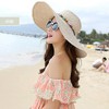 Foldable & Wide Brim Hat, UV Protection, UV Protection, Straw
