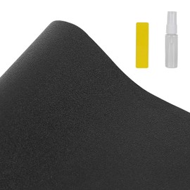 Hygger CO2 Aquarium Background Paper Decor Fish Tank Backdrop Wallpaper Electrostatic Adhesive, No Glue, Easy to Install, Reusable (11.8“H×39.4”L, Black)