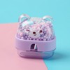 SHIDXIB 4Pcs Cute Bear Pencil Sharpener Single Sharpener Cute Stationery
