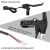 Alomejor Bicycle Brake Lever, Left and Right Set, Electric Bicycle