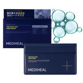 MEDIHEAL® The N.M.F 365 Aqua Mask, Large Capacity, Daily Skin Balance Care, 30 Sheets Pack