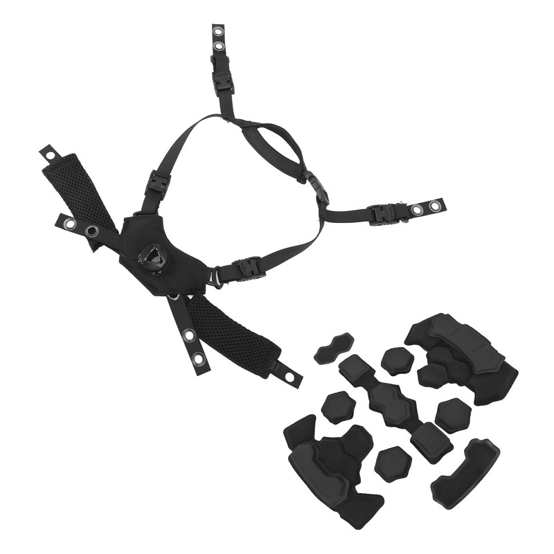 Helmet Liner System Internal Sponge Pad Adjustable Helmet Dial Suspension