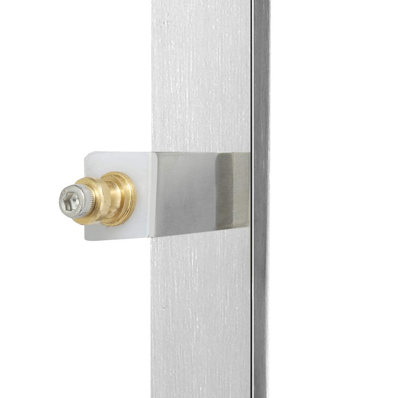 HONGYUN 48-Inch Long Square Door Pull Handle with Solid Standoffs,