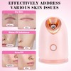 Pjordo Facial Steamer Spa Kit with 17 Skin Care Tools,