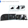 Spec-D Tuning Black Housing Clear Lens Headlights + Corner Lights