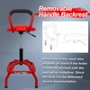 FreekyFit Garage Stool, Adjustable Height Swivel Work Mechanic Shop Stool
