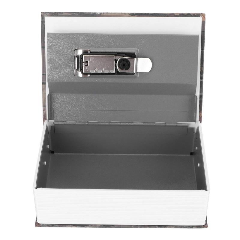 Tyenaza Imitation Book Shaped Safe with Combination Lock, Book-Shape Mini