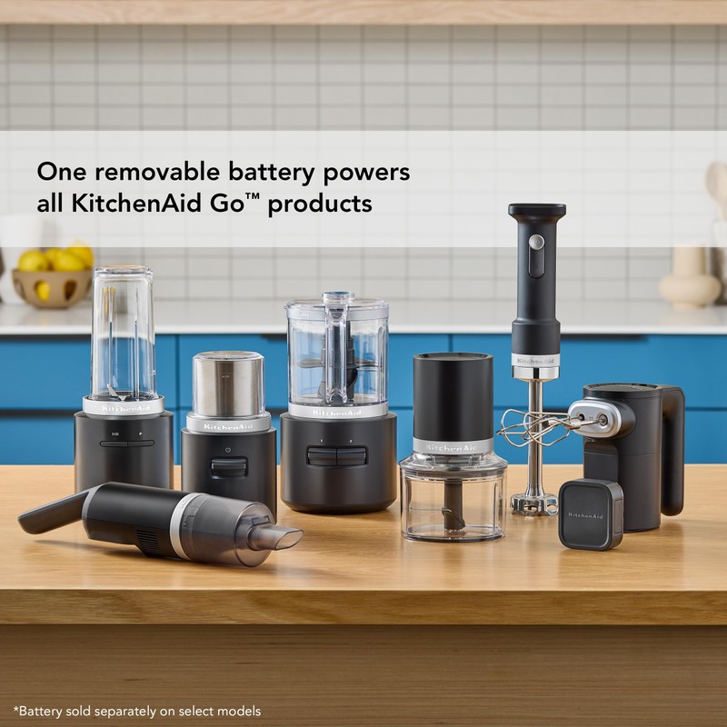 KitchenAid Go Cordless Top Down Chopper - battery included, KTCR351