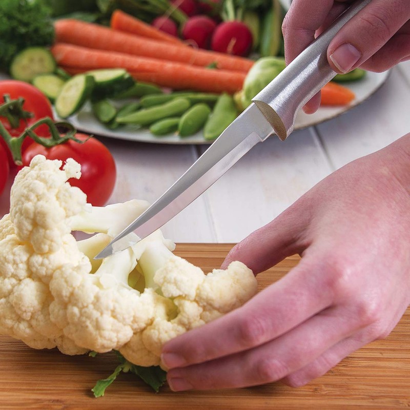 Rada Cutlery Super Parer Knife (R127), 4.38" Stainless Steel Hollow