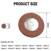 25 Pcs Professional Leather Tenor Saxophone Pads - High-Quality Brown