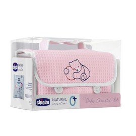 Chicco Natural Sensation Set de regalo Rosa cosméticos para bebé. Crema, shampoo, antirozaduras y toallitas húmedas