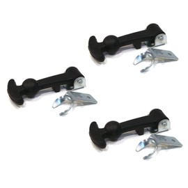 The ROP Shop | (Pack of 3) Hood Hold Down Latch Kit for Yanmar & John Deere 194080-61810