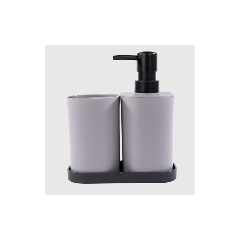 La Briantina Set Bagno in 3 Pezzi – Dispenser Sapone,
