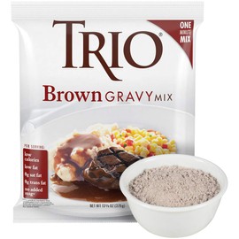 Trio Gravy Mix, Brown Gravy, Holiday Roasts, Dehydrated, Just Add Water, 13.37 oz Bag