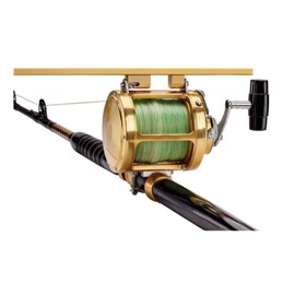 DU-BRO Fishing Tournament Rod Holder, Gold/White