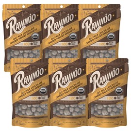 Rawmio Oat Milk Chocolate Covered Toasted Hazelnuts - Organic, Raw, Vegan, Gluten-Free - 6 Packs, 2 oz.