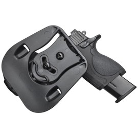 OWB Paddle Holster - Outside The Waistband fits S&W CSX E-Series 3.6'' (Black, Right)