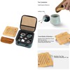 Ceramic Kungfu Tea Sets 12 Piece,Mini Protable Travel Tea Set
