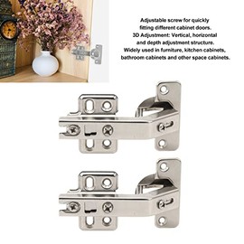 1 Pares de Bisagras Lazy Susan de 135 Grados, Bisagra de Puerta Plegable, Bisagras de Gabinete de Cierre Suave para Accesorios de Repuesto de Gabinete de Cocina de Esquina