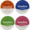 Vaseline Petroleum Jelly Lip Balms - THREE 20g Pocket Size