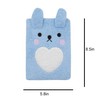 ZGMYC Plush Bunny Notebook Diary for Girls Kids A5 Lined