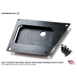 Dash Mount Compatible with Auxbeam 8-Gang Switch Panel and Honda Pioneer 1000 (2022+) Mount The 8-Gang Panel to Your P1000 Dash