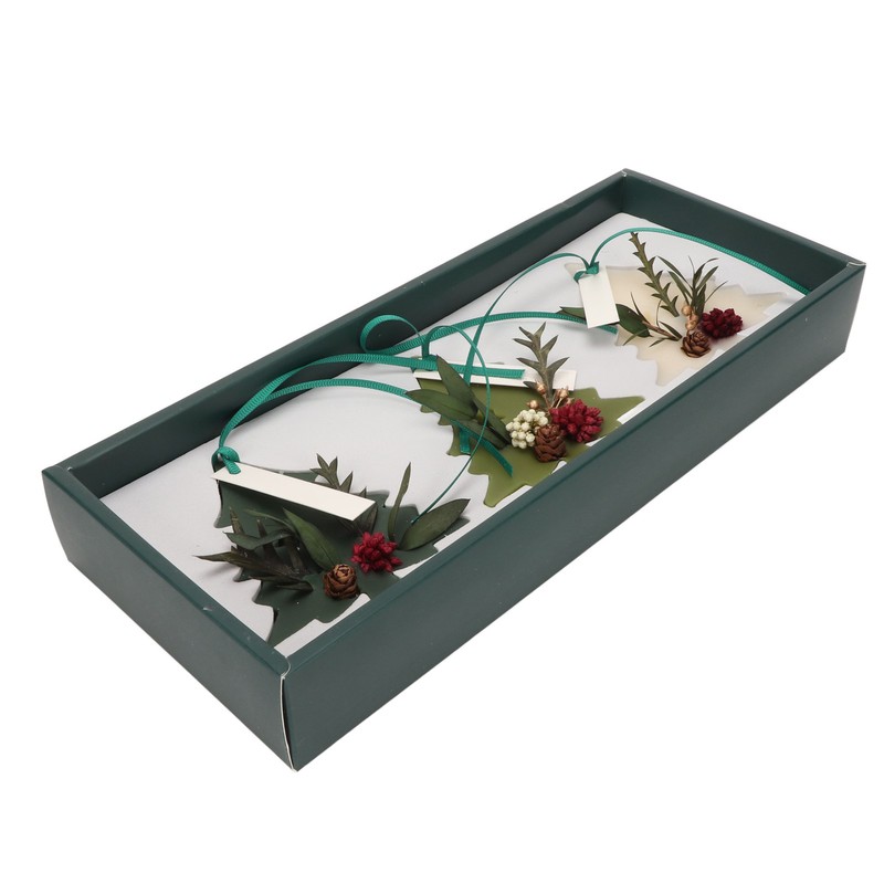 3pcs Aromatherapy Tablets Different Fragrances Tree Shaped Dry Flowers Scented