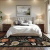 GarveeHome 9x12 Floral Washable Area Rug: Large Living Room Area