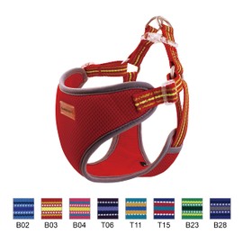 KRUZ PET Step-in Chest Dog Harness - Heavy Duty, Reflective, Ultra Soft Mesh for for Small and Medium Dog Breeds - (Gray/Large)