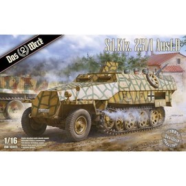 CDW16005 1st 16th Sd.Kfz.251/1 Ausf.D Hanomag Half Track / CDW16005 1대16 Sd.Kfz.2511 Ausf.D 하노마그 하프 트랙
