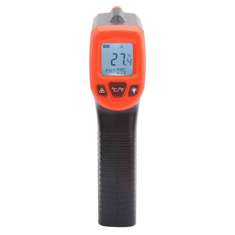Temperature Gun, Infrared Thermometer 4 Colors Backlight On/off Selection for