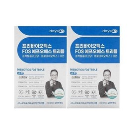 Days On 오한진 프리바이오틱스 FOS 트리플 4.3g x30포 x2박스 Ohanjin Prebiotics FOS Triple 4.3g x30 Packs x2 Boxes