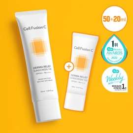 Cell Fusion C Derma Relief Sunscreen 100 SPF50+/PA++++ 50ml (+20ml) - Cell Fusion C Derma Relief Sunscreen 100 SPF50+/PA++++ 50ml (+20ml)