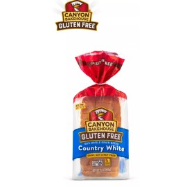 CANYON BAKEHOUSE GLUTEN FREE 3 pk of CANYON BAKEHOUSE  GLUTEN FREE COUNTRY WHITE BREAD 15oz. PKG.